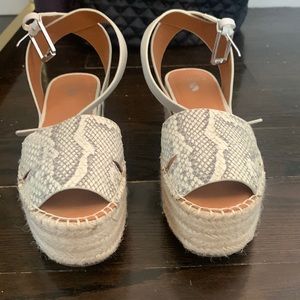 Brand new platform sandals